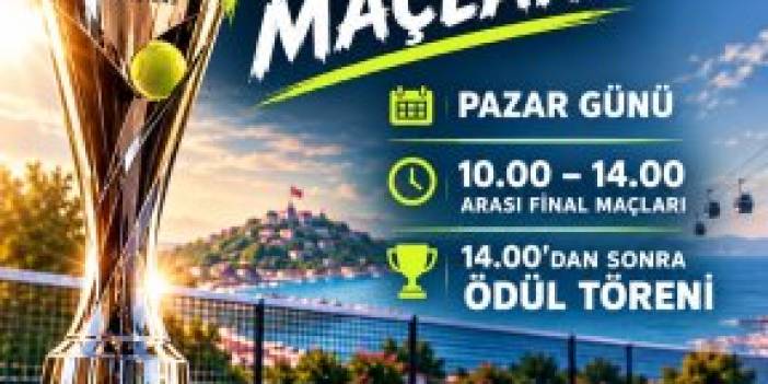 T100 MASTERS TENİS TURNUVASI’NDA FİNAL HEYECANI YARIN